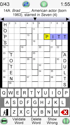 Barred Crossword