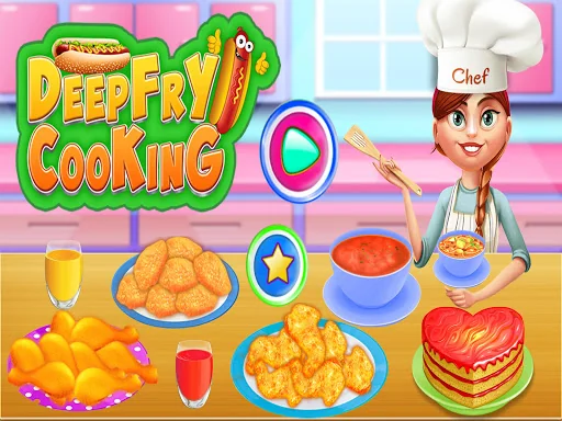 Deep Fry Cooking Chicken Chef screenshot 1