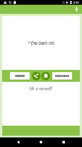 Hebrew-Hungarian Translator