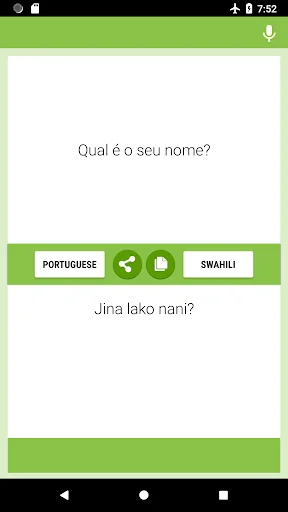 Portuguese-Swahili Translator