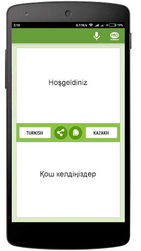 Türkçe-Kazakça Çevirmen