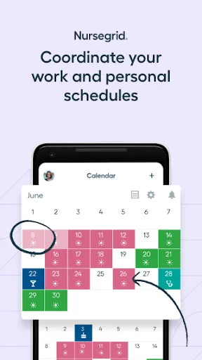 NurseGrid: Nursing Calendar screenshot 1