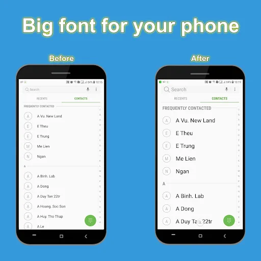 Big font - Enlarge font size screenshot 1