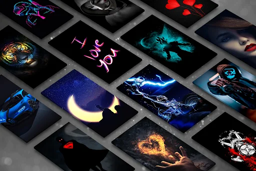 Black Wallpapers in HD, 4K screenshot 1