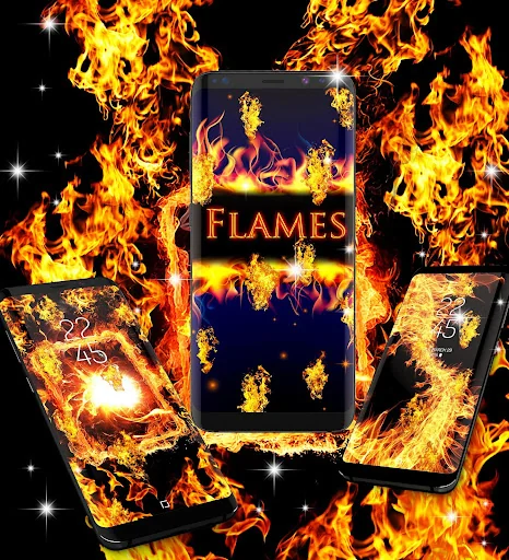 Fire flames live wallpaper screenshot 3