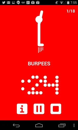 12 Minute Athlete HIIT Workout screenshot 1