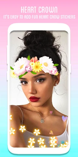Heart Crown Face Camera screenshot 2