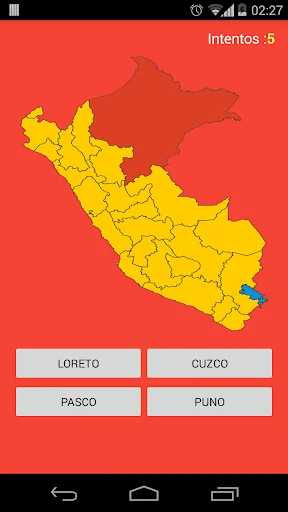 Departments of Perú