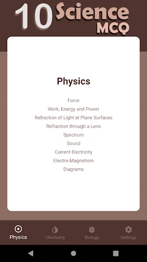 ICSE MCQ - Class 10th(Science)