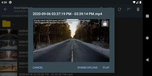 Droid Dashcam - Video Recorder screenshot 2