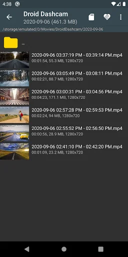 Droid Dashcam - Video Recorder screenshot 4