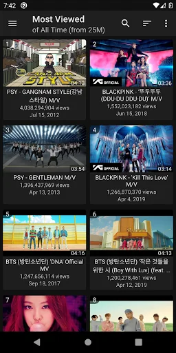 K-POP Tube - Popular & Recent screenshot 3