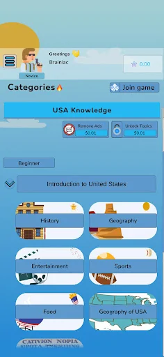 United States Knowledge Quiz