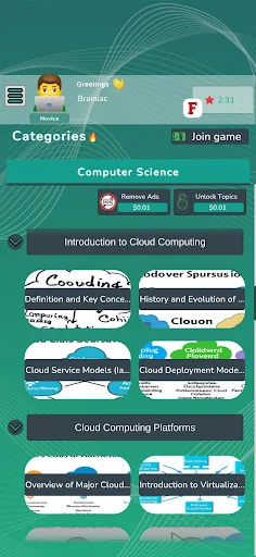 Computer Science Quiz Topics