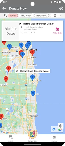 Versiti Donor screenshot 2
