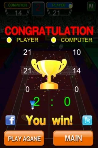Badminton Clash Offline screenshot 4