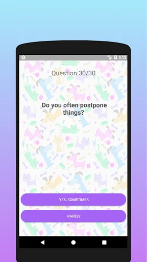 Are you a dog or a cat? Test screenshot 2