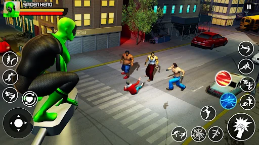 Super Rope Hero Fighting Games