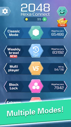 Merge Block Puzzle - 2048 Hexa screenshot 1