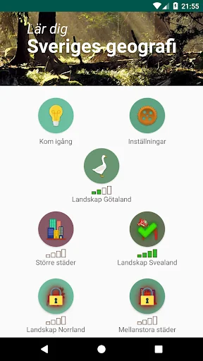 Lär dig Sveriges geografi