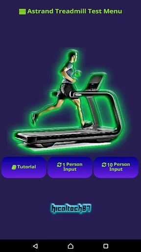 Astrand Treadmill Vo2max Test