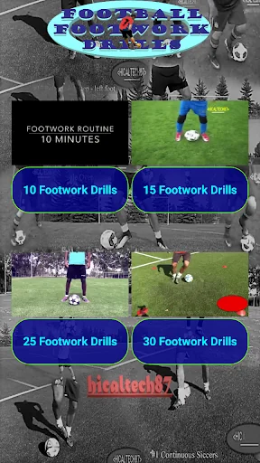 Soccer Footwork Drills screenshot 1