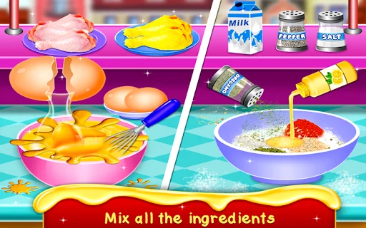 Crispy Deep Fry Maker Cooking screenshot 2