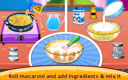 Mac and Cheese Maker Game screenshot 2