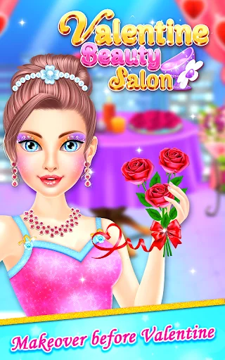 Valentine Beauty Salon Game