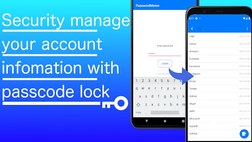 Password manager like notepad