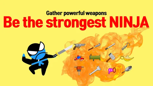 Jumping Ninja Battle 2 Player screenshot 4