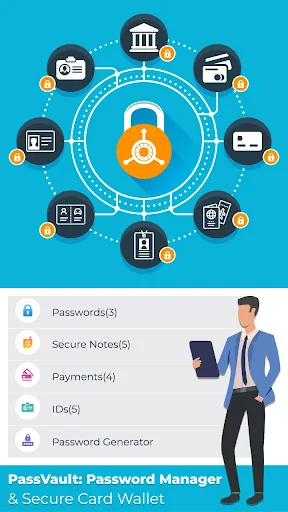 PassVault: Password & Id Card screenshot 1