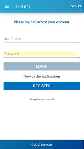 Rent One Customer Portal