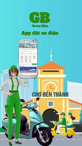 Green Bike-GB: App đặt xe điện