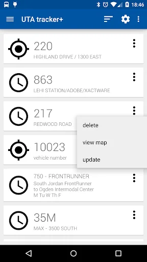 Transit Tracker - Utah screenshot 1