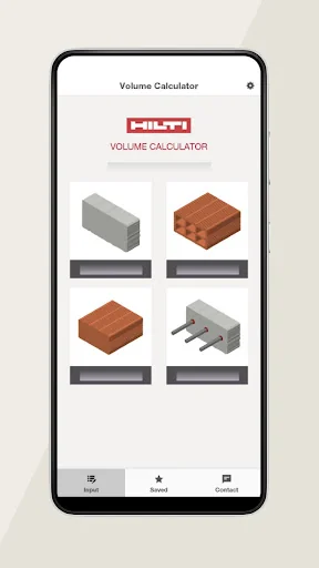 Hilti Volume Calculator