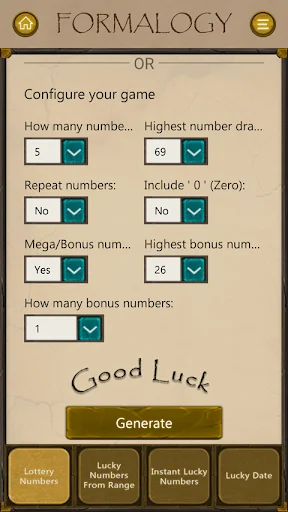 Formalogy Lucky Numbers & Days screenshot 3