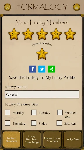 Formalogy Lucky Numbers & Days screenshot 4