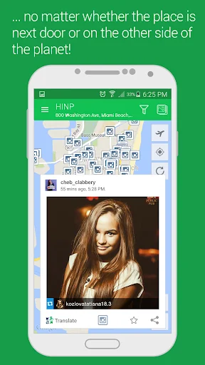 HINP: social networks on a map screenshot 2