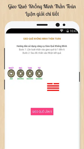 Gieo Quẻ Khổng Minh Thần Toán