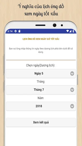 Lịch Ông Đồ ngày giờ tốt xấu