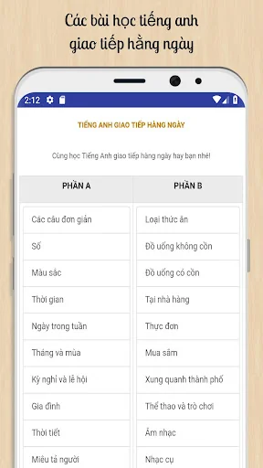 Tiếng Anh giao tiếp hàng ngày