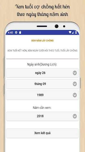 Xem năm lấy chồng