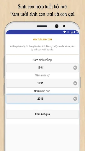 Xem tuổi sinh con hợp bố mẹ