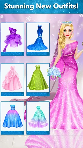 Ice Princess Wedding Dress Up screenshot 4