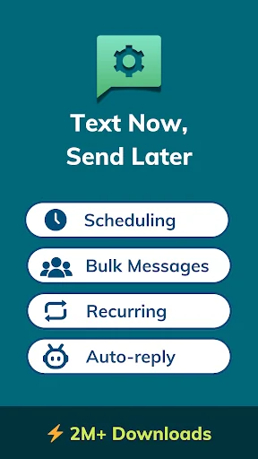 Auto Text - Schedule Messages screenshot 1
