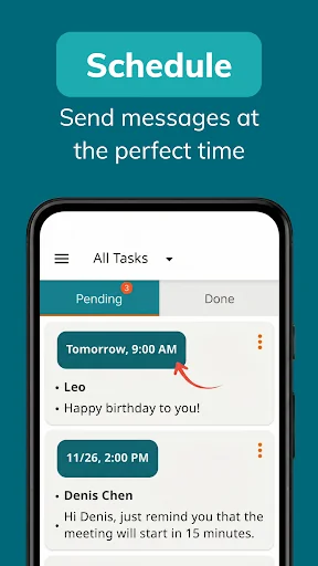Auto Text - Schedule Messages screenshot 2
