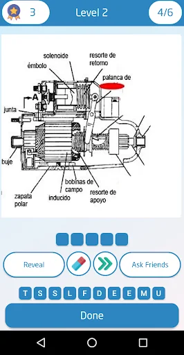 Car quiz mechanic game