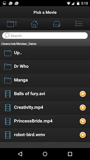 VLC Streamer Lite screenshot 1