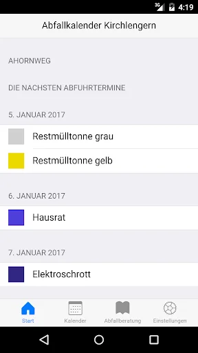 Abfallkalender Kirchlengern